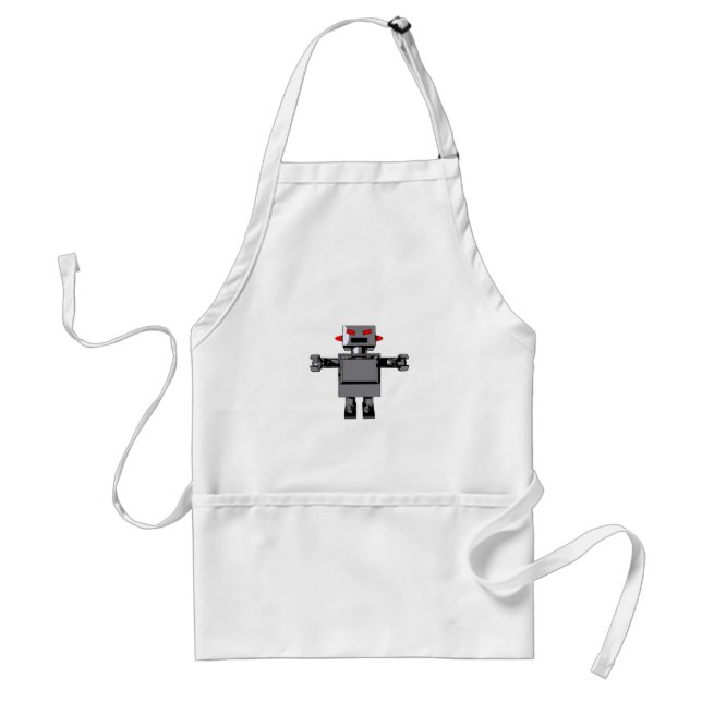 Delantal Simple Robot Apron (Frente)