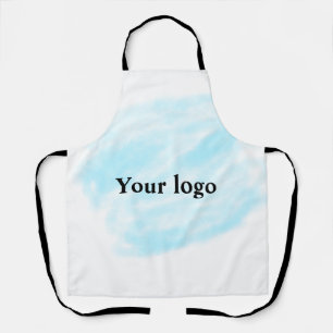 Delantal Simple y minimalista logo personalizado elegante a