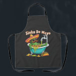 Delantal Sinko de Mayo"Funny Cinco de Mayo Cactus<br><div class="desc">Cañón Cinco de Mayo,  juego de palabras divertido,  chiste de lavabo de bañera,  humor mexicano-americano,  amante del nacho,  chiste fiesta,  fiesta de fiesta,  vacaciones de bebida,  hilarante juego de palabras mexicano,  diversión festiva</div>