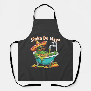 Delantal Sinko de Mayo"Funny Cinco de Mayo Cactus