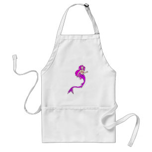 Delantal sirena de estilo anime rosa