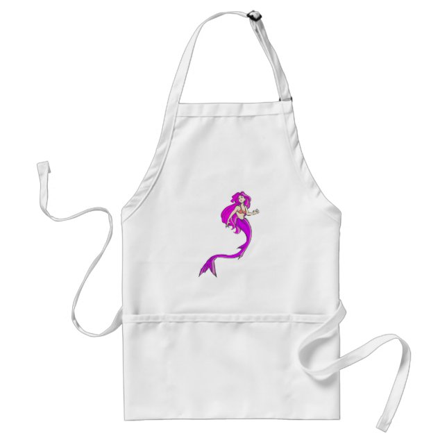 Delantal sirena estilo anime rosa (Frente)