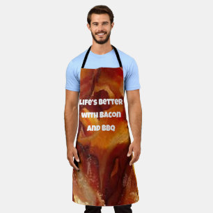 Delantal Sizzling Bacon Apron: Citas graciosas de Bacon, Pe