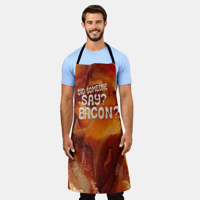 Delantal Sizzling Bacon Apron, Graciosa Bacon Amantes Humor (Gastado)
