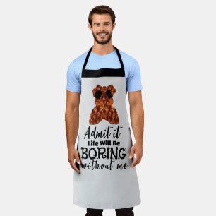 Delantal Sizzling Bacon Apron: Humor del chef Personalizabl