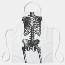Skeleton Apron "No hay huesos en eso"
