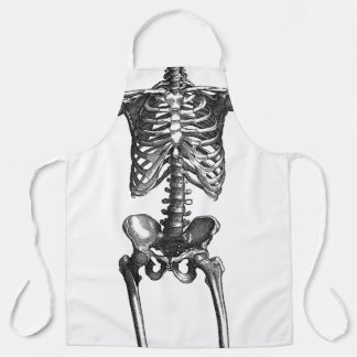 Delantal Skeleton Apron "No hay huesos en eso"