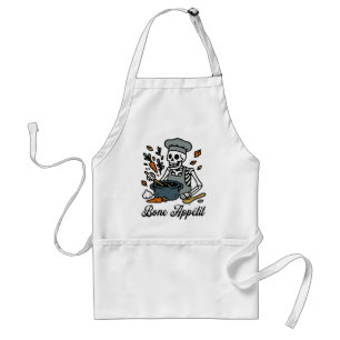 Delantal Skeleton Chef Halloween - Gracioso Regalo para Cae