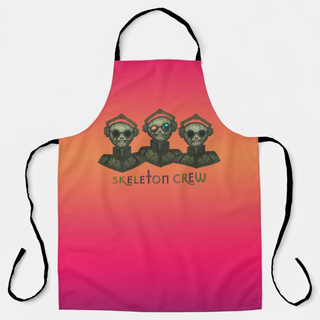 Delantal Skeleton crew All-Over Print Apron (Anverso)