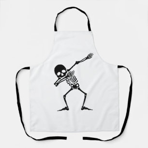Delantal Skeleton dabbing - camisa de los hombres del cráne