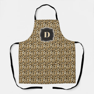 Delantal Sketch Classic Leopard Pattern con monograma Perso