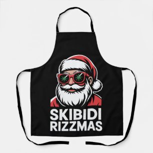 Delantal Skibidi Rizzmas Santa Navidad Rizz Navidad Fiesta