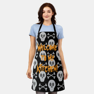 Delantal Skull y Crossbone