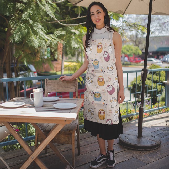 Delantal Sleepy Sloth (Subido por el creador)