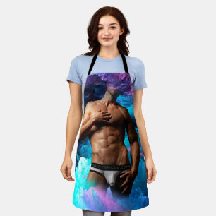 Delantal SlipperyJoe's braga de hombre musculoso bulto cósm