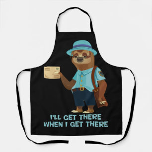 Delantal Sloman Mailman Funny Y Rude Mailman Trabajador Pos