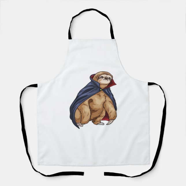 Delantal Sloth Halloween Vampire Classic T-Shirt (Anverso)