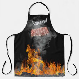 Delantal Smokin BBQ Ribs Apron