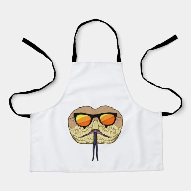 Delantal Snack con gafas de sol (Anverso)