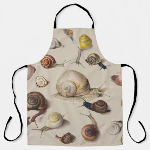 Delantal Snail Garden Mascota Gastropod Slug Caracoles botá