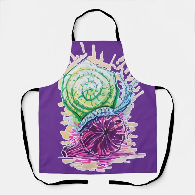 Delantal Snail in the Fig (Anverso)