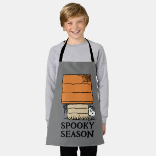 Delantal Snoopy Halloween Spider Web Doghouse