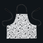 Delantal Snoopy Smile Giggle Lauggle Pattern<br><div class="desc">Echa un vistazo a este diseño super lindo con varias poses divertidas de Snoopy.</div>