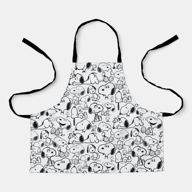 Delantal Snoopy Smile Giggle Lauggle Pattern (Anverso)