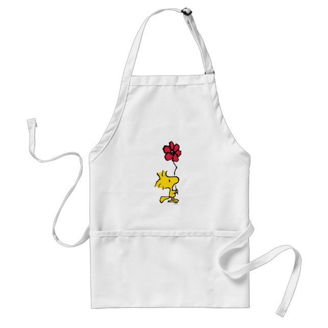 Delantal Snoopy So Sweet Flower Pattern (Frente)