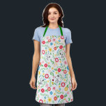 Delantal Snoopy So Sweet Flower Pattern<br><div class="desc">Echa un vistazo a este diseño super lindo con Snoopy en un brillante y floral patrón de jardín.</div>