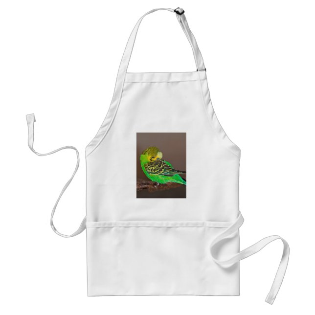 Delantal Snoozing Budgie Apron (Frente)