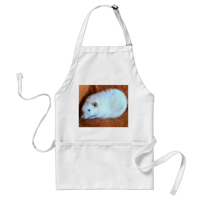 Delantal Snowball White Rat Apron (Frente)