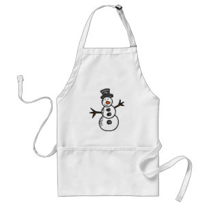 Delantal Snowman