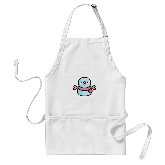 Delantal snowman (Frente)