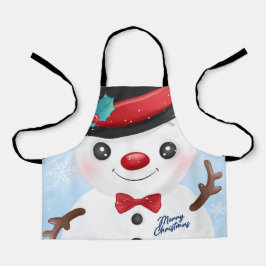 Delantal Snowman Apron