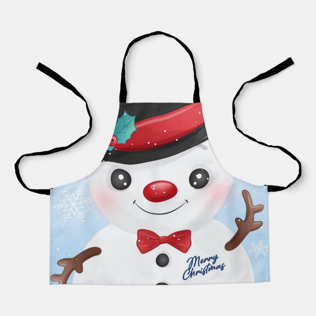 Delantal Snowman Apron (Anverso)