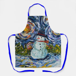 Delantal Snowman Apron Tamaño medio
