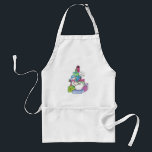 Delantal Snowman chilling on presents<br><div class="desc">Snowman chilling on presents</div>