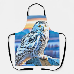 Delantal Snowy Owl Majesty Design