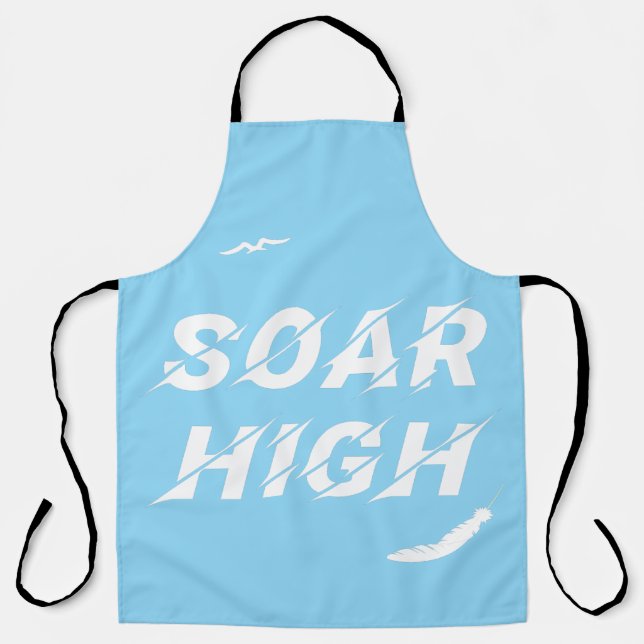 Delantal Soar Alta Automotivación Afirmación Positiva de Am (Anverso)