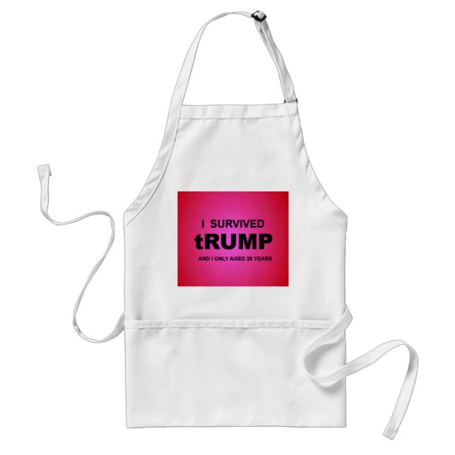 Delantal Sobreviví a tRUMP (Frente)
