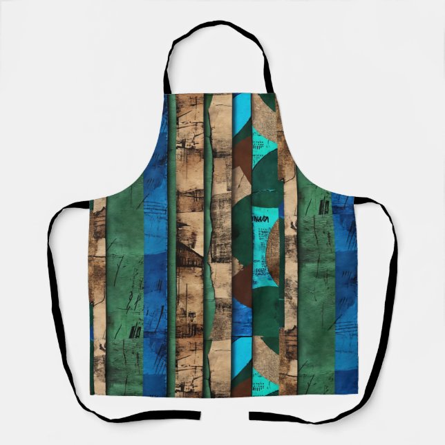 Delantal Sofisticada isla caribeña africana de lujo (Anverso)