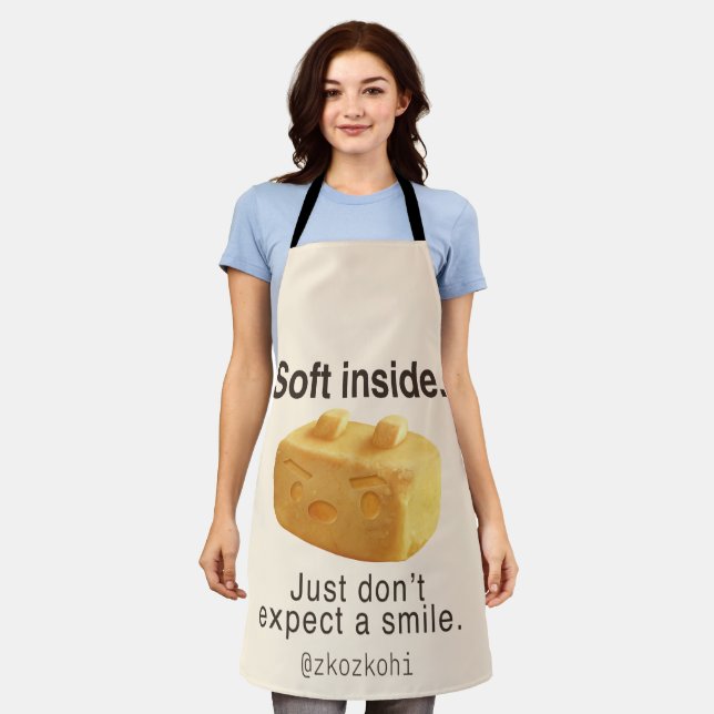 Delantal Soft Inside: Iron T Pineapple Cake Funny Quote Art (Gastado)