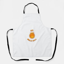 Delantal Sol Brillo Sola Logo Apron – Stylish Kitchen & Coo