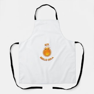 Delantal Sol Brillo Sola Logo Apron – Stylish Kitchen & Coo