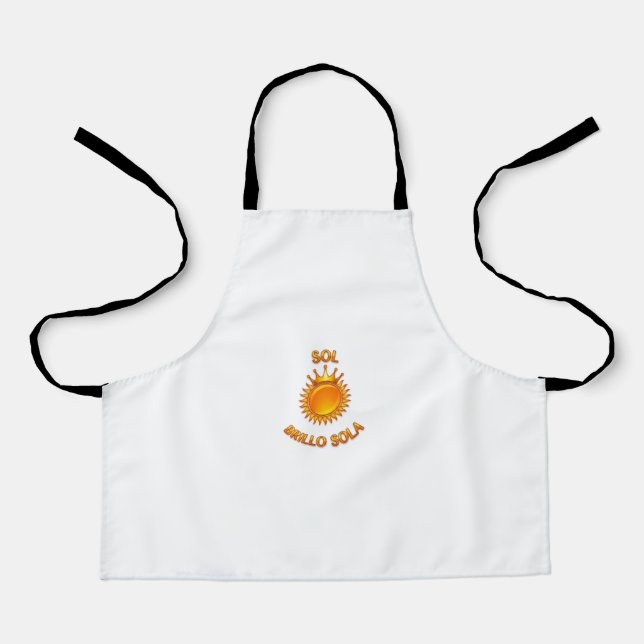 Delantal Sol Brillo Sola Logo Apron – Stylish Kitchen & Coo (Anverso)