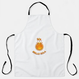 Delantal Sol Brillo Sola Logo Apron – Stylish Kitchen & Coo