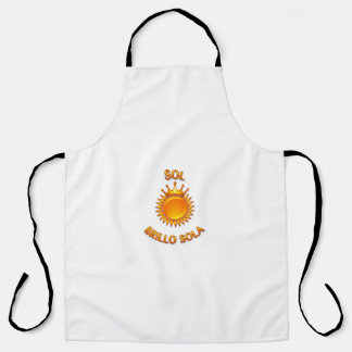 Delantal Sol Brillo Sola Logo Apron – Stylish Kitchen & Coo