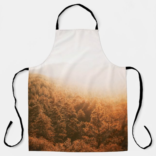 DELANTAL SOL DE ORO SOBRE UN BOSQUE (Anverso)