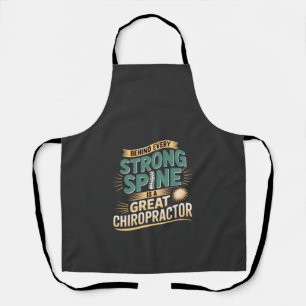 Delantal Sólida espina dorsal Gran Chiropractor Diseño Cita